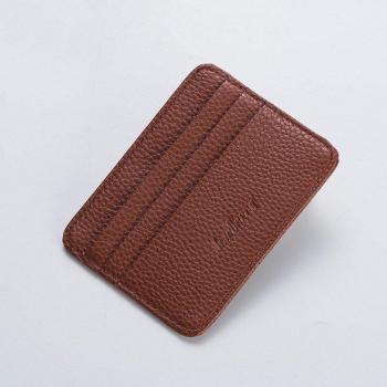 Monedero Baellerry de Cuero con Doble Cremallera