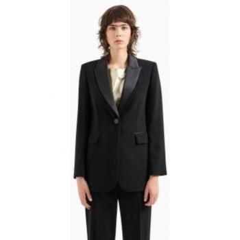Armani Exchange Ladies Classic Black Blazer Size 2XS