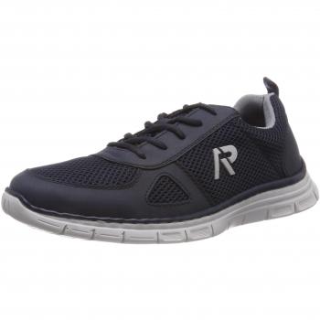 Rieker B4812, Scarpe da Ginnastica Basse Uomo, Blu (Navy/Pazifik/Grey 14), EU 45