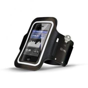 Celly Fascia elastica per Smartphone in Neoprene, Dimensione XXL, Nero