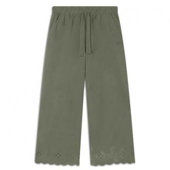 Freddy Pantaloni da Donna – Wide Leg in Cotone Navetta
