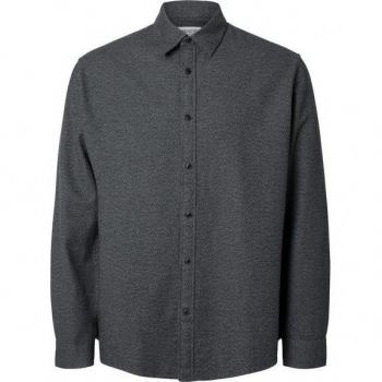 Selected Homme Langarmhemd OWEN in Dunkelblau