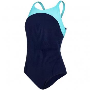 Speedo PowerXBack Women’s Swim Suit – Navy/Green, 40