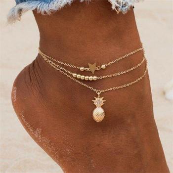 IPARAM Elegante Fußkette mit Herzmotiv