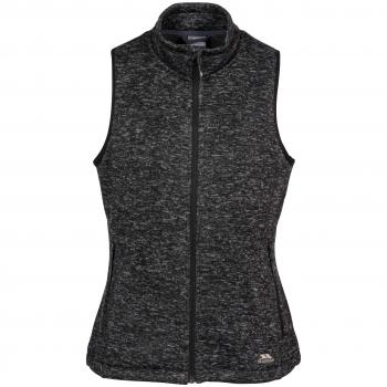 Trespass Mildred Fleece-Weste für Damen – Black Marl – Extra-XXL (XXXL)