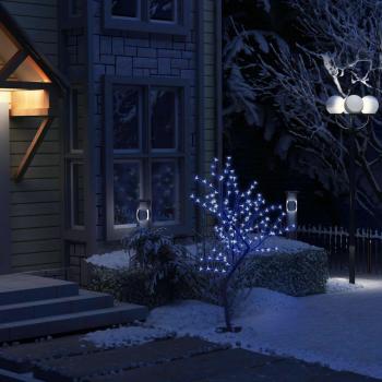 Cherry Blossom 120 cm Christmas Tree with 128 Blue LEDs