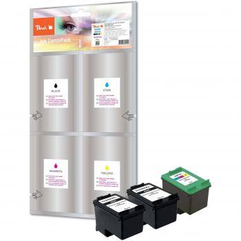 Peach Spar Pack Plus Druckköpfe für HP CB336EE und CB338EE