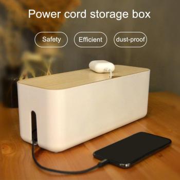 Power Strip Wire Storage Bin