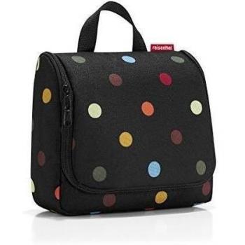 Reisenthel Toiletbag dots S schwarz Reisekosmetik Waschtasche 3 L Innenspiegel – Dots