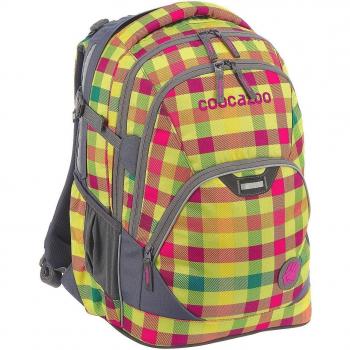 Coocazoo Grün‑Quadrat Rucksack 45 cm – Stadt & Schule