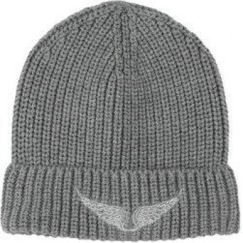 Zadig & Voltaire Gorro Gris 54 cm con Alas