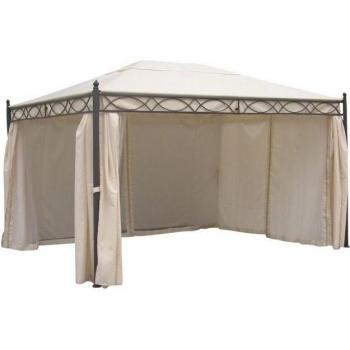 Dachplane für Pavillon Rivoli – 3 m × 4 m, ecru‑Farbe (DEGAMO)
