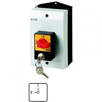 Eaton 207174 – Zylinderschloss-Sperre Sva Panikschalter, 32 A, 90°-Winkel