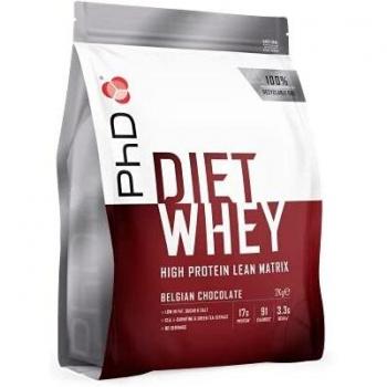 PhD Nutrition High Protein Diet Whey Supplement, Belgian Chocolate, 2Kg