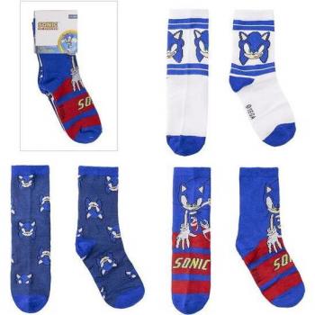 Disney Mehrfarbige Sonic Socken (3 Stück)