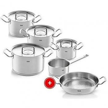 Fissler pure-profi collection Edelstahl-Topfset 5-teilig