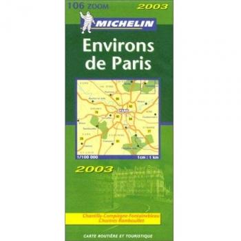 Carte routière : Environs de Paris, N° 11106