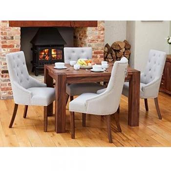 Cedar Crest Walnut Table with Four CDR03K Chairs