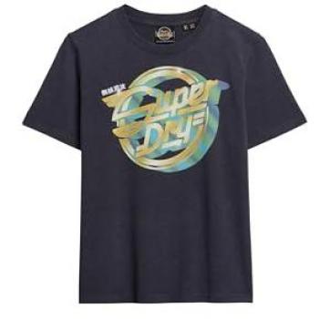 Damen T-Shirt von Superdry im Rockband-Stil