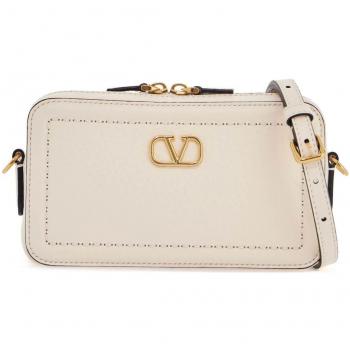Valentino Garavani Women’s Alltime Leather Camera Bag – Ivory, UNI