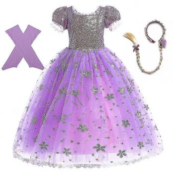 Robe soirée Halloween princesse Rapunzel