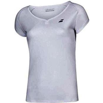 Girls’ Babolat Capsleeve T-Shirt – White 152