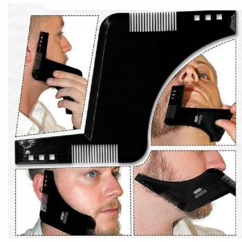 Facial Hair Shaping Template