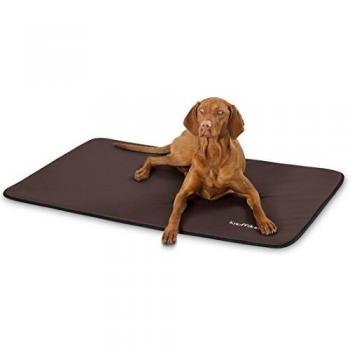 Knuffelwuff Hundebett Cheyenne Braun L – wasserabweisendes Kunstleder