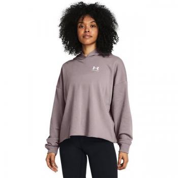 Sweat-shirt à capuche Under Armour Rival Terry gris femme