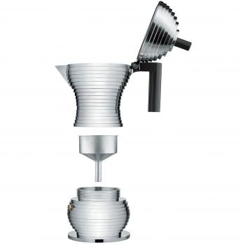 Alessi Pulcina Cafetera 6 Tazas Fundición de Aluminio y PA
