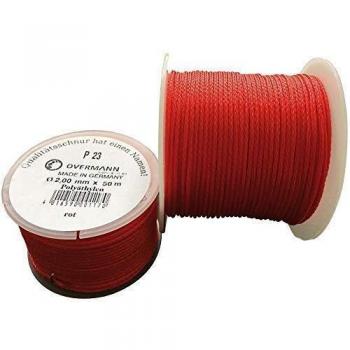 Cordonnerie Maçon 1 mm Polypropylène Rouge 100 m – Overmann