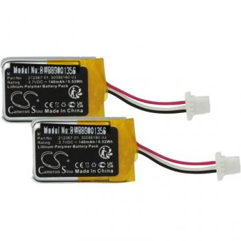 Savi CS540A Dual Power Pack – 140 mAh Li‑Polymer Batteries