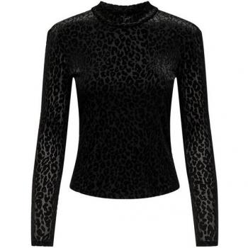 ONLY Langarmshirt »ONLELIANA L/S HIGHNECK TOP BOX JRS«
