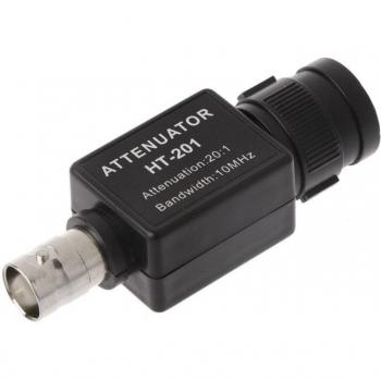 Hantek HT201 10 MHz Oscilloscope Signal Attenuator, 20:1 Ratio