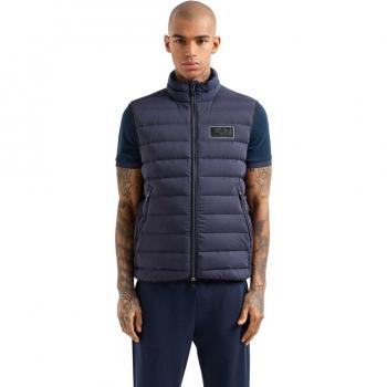 EA7 Winterweste mit Logo dunkelblau