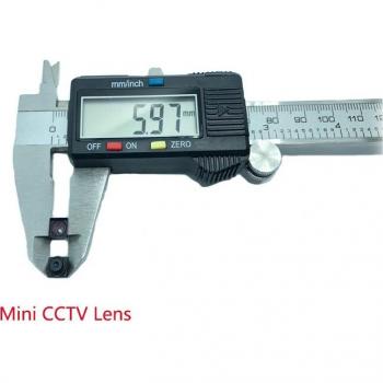 M5 Mini CCTV Lens with 50-Degree Viewing and Built-in 650nm Infrared Filter