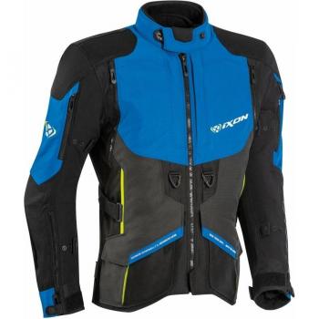 Veste Ixon Ragnar moto textile Noir Gris Bleu S