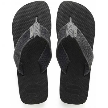 Havaianas Urban Basic, Tongs Homme, Noir/Gris, 45/46 EU