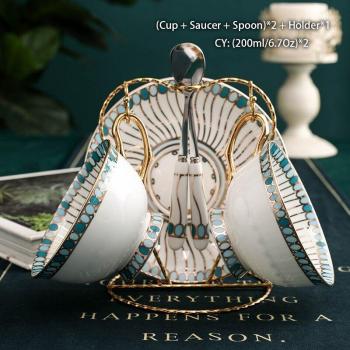 Exquisite Bone China Tea Set with Gold Detailing