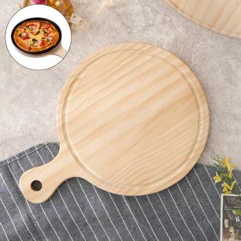 Wooden Food Serving Tray with Handle