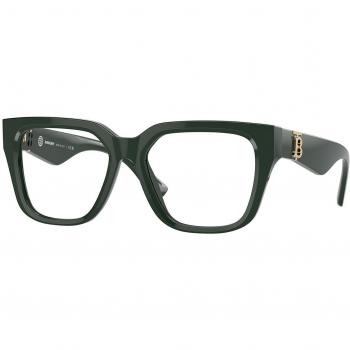 Burberry BE2403F Armazón Estilo Asia 4038 en Verde con Lente Recetada para Mujer