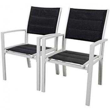 Sedia Lounge Estiva alluminio/Textilene Phoenix Grigio chiaro – Brazil Canaries