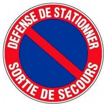 Panneau de Protection Sortie de Secours Ø45 cm