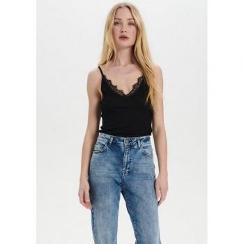 Saint Tropez Women's Lace Strap Top