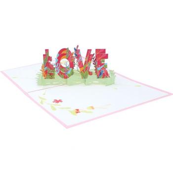 Invitación 3D a la Boda en Forma de Corazón