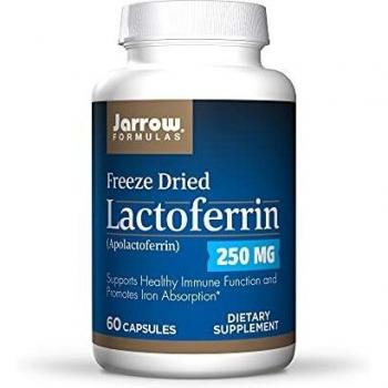 Jarrow Formulas, Lactoferrin, Freeze Dried, 250 mg, 60 Capsules