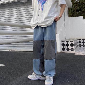 Arajuku Streetwear Wide Leg Jeans for Couples