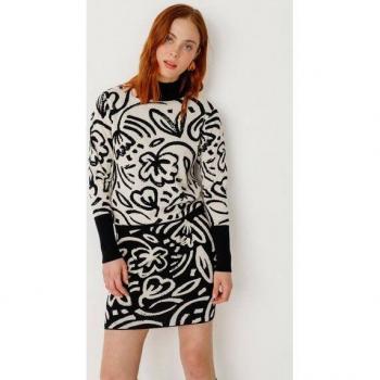 Dünn & Dezent: Pullover „Dunixe“ – Creme, Bio, Größe 36
