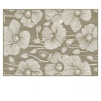 Tapis d'extérieur 120 x 170 cm taupe