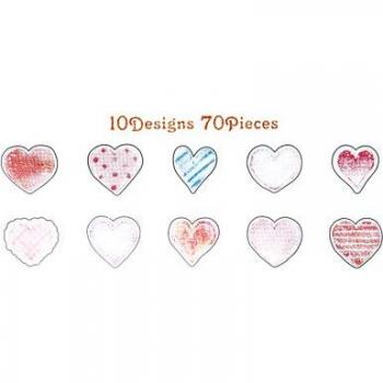 Corazón Animal Decoración 70 Uds